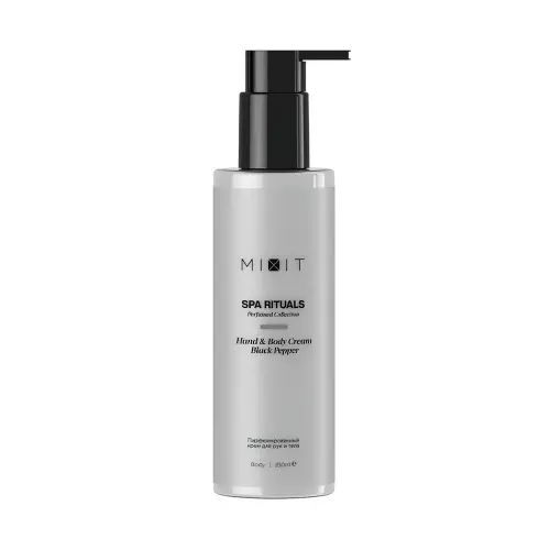 MIXIT Парфюмированный крем для рук и тела с ароматом черного перца Spa Rituals Hand & Body Cream Black Pepper 250мл