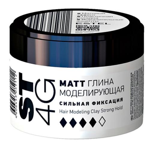 МАТТ глина моделирующая для волос ST4G Сильная фиксация  65 мл