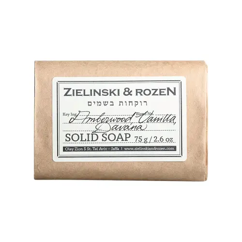 Zielinski & Rozen Solid soap Amberwood, Vanilla, Davana  Твердое мыло Амбервуд, Ваниль, Давана 75гр