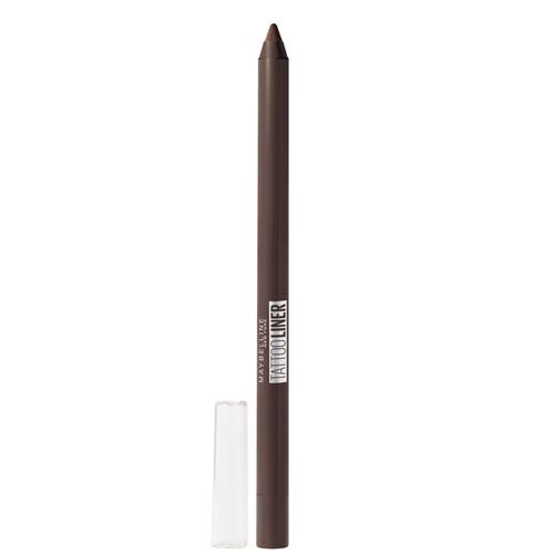 Maybelline New York Карандаш для глаз гелевый TATOO LINER, интенсивный цвет, оттенок 910, каштановый