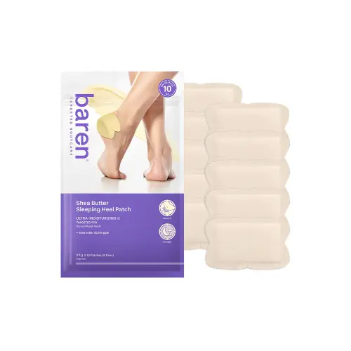 BAREN shea butter sleeping heel patch Пэды для пяток с маслом ши на ночь