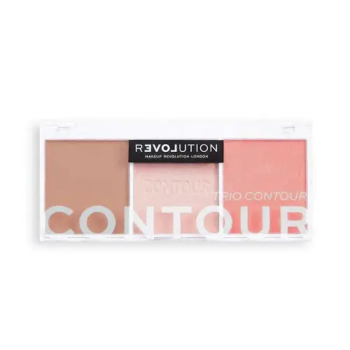 RELOVEREVOLUTION ПАЛЕТКА БРОНЗЕР, ХАЙЛАЙТЕР И РУМЯНА CONTOUR TRIO CONTOUR Sugar