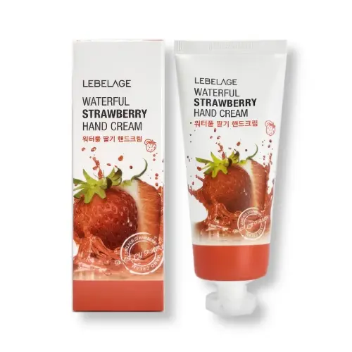 LEBELAGE крем для рук с клубникой WATERFUL STRAWBERRY HAND CREAM