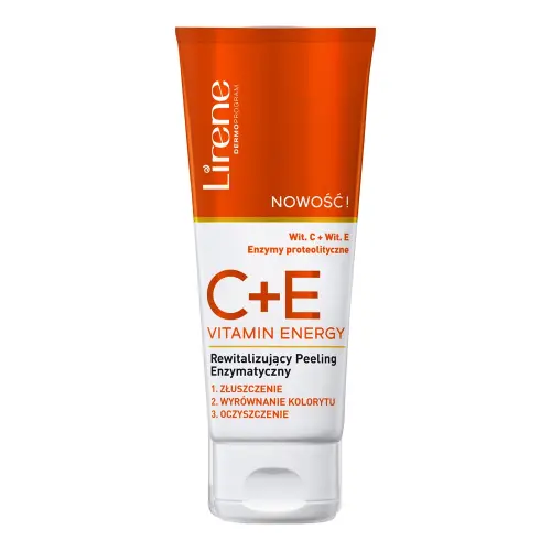ПИЛИНГ ДЛЯ ЛИЦА LIRENE C+E VITAMIN ENERGY ЭНЗИМНЫЙ ВОССТАНАВЛИВАЮЩИЙ 75МЛ
