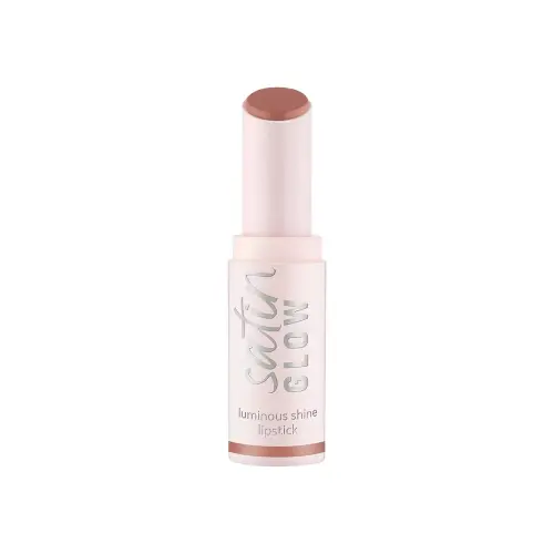 Essence Помада для губ satin GLOW luminous shine lipstick 01 1уп