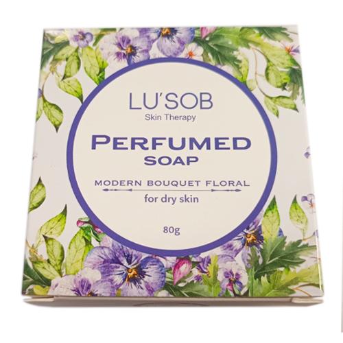 Lusob Мыло дерматологическое Парфюм для сухой кожи, 80 г