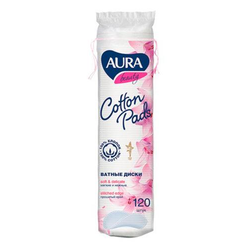 AURA Ватные диски, 120 шт