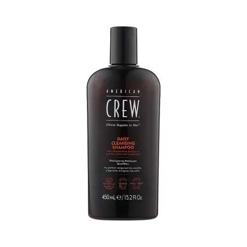 AMERICAN CREW DAILY CLEANS Шампунь очищающий ежедневный для нормальных и склонных к жирности волос и кожи головы 450 мл