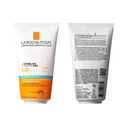 La Roche-Posay Anthelios Солнцезащитное водостойкое увлажняющее молочко SPF50+ для кожи лица и тела детей и взрослых 150 мл