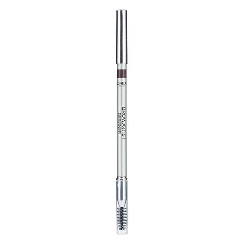 Карандаш для бровей L'Oreal Paris Brow Artist Designer, оттенок 303, темно-коричневый