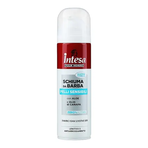 INTESA Пена для бритья  POUR HOMME SHAVING FOAM SENSITIVE 300 ML