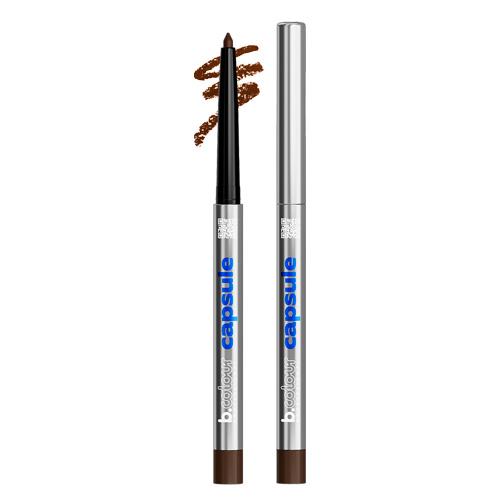 7DAYS B.COLOUR PRO CAPSULE Карандаш для глаз каял автоматический / 02 Brown, 0,25 г