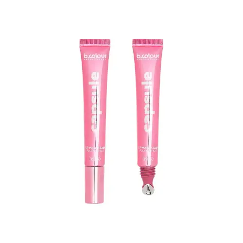 7DAYS Блеск для губ 02 PIGGY плампинг метал аппликатор, B.COLOUR PROFESSIONAL, 12ML