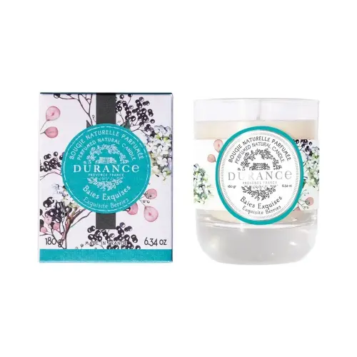 DURANCE Perfumed natural candle Exquisite Berries 180 gr 6.34 oz Натуральные свечи