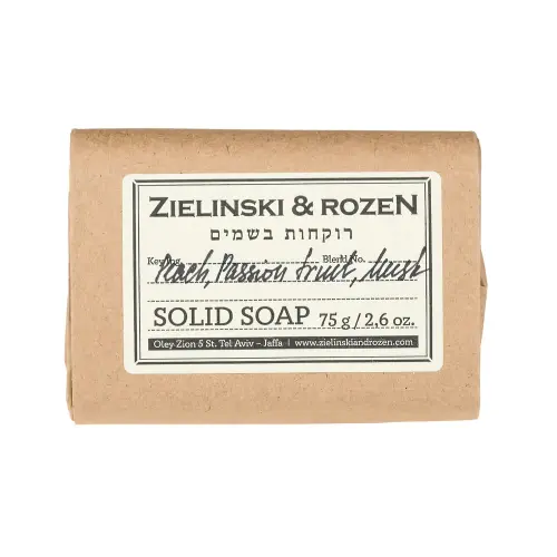 Zielinski & Rozen  Solid soap Твердое мыло Персик, Маракуйя, Мускус Peach, Passion fruit, Musk 75гр