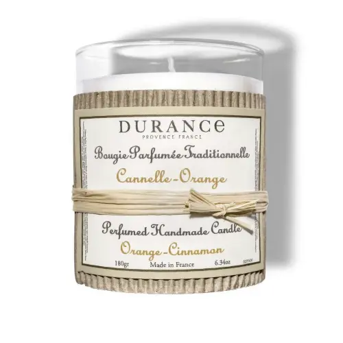 DURANCE  Парфюмированная натуральная свеча Perfumed Handmade Candle 180 gr 6.34 oz Cinnamon Orange