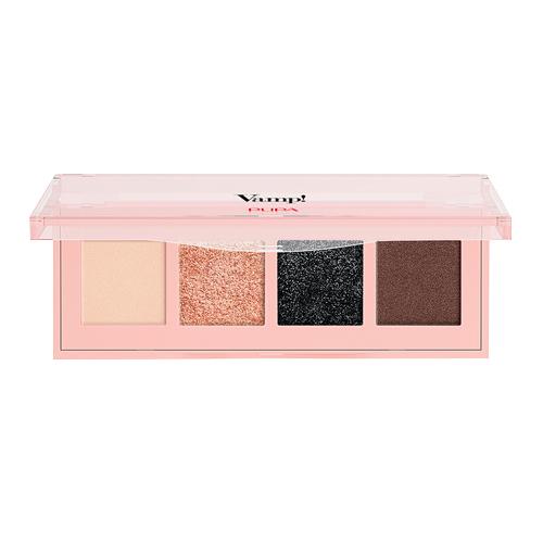PUPA Палетка теней VAMP! 4 EYESHADOWS PALETTE тон 006 Глубокий нюд