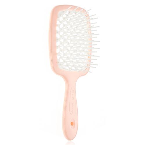 Janeke SUPERBRUSH РАСЧЕСКА СВЕТЛО-РОЗОВАЯ/БЕЛАЯ 20,3x8,5x3,1СМ