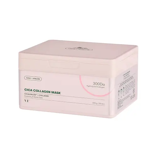 VT CICA COLLAGEN MASK Набор тканевых масок с коллагеном для эластичности кожи 30 шт 350 мл