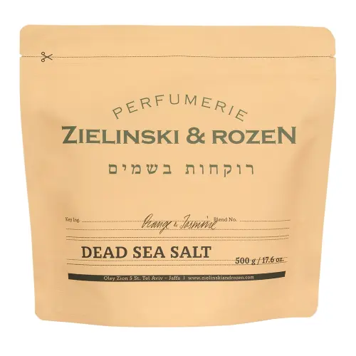 Zielinski & Rozen  Dead Sea Salt Orange, Jasmine, Vanilla  Соль мертвого моря Апельсин, Жасмин, Ваниль 500гр