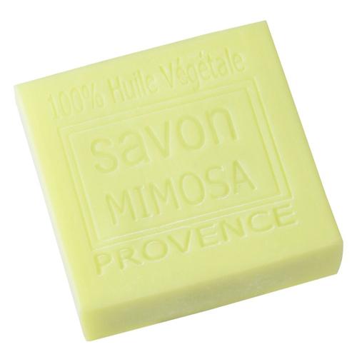 MIMOSA, with sweet almond oil Square 100g Мыло МИМОЗА с маслом сладкого миндаля