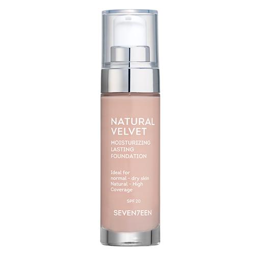 Seventeen Тональный крем длительного действия NATURAL VELVET MOISTURIZING LASTING FOUNDATION, т.4