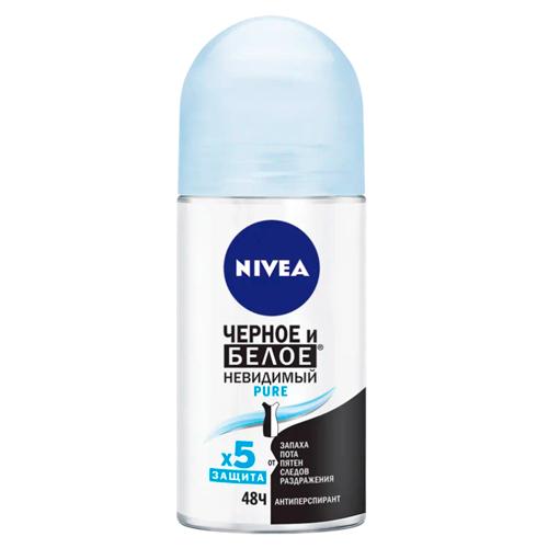 Nivea DEO ROLL-ON WOMEN INV_BLC&WHT_PURE 50 ML
