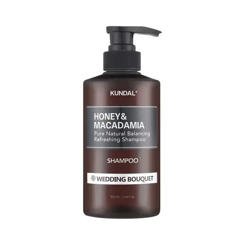 KUNDAL ШАМПУНЬ БЕССУЛЬФАТНЫЙ HONEY/MACADAMIA NATURE SHAMPOO 500ML (KUNDAL) WEDDING BOUQUET