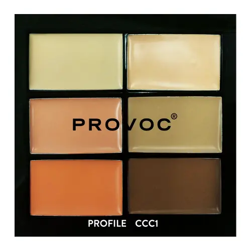 PROVOC Contour Correct Conceal CCC1 Palette Палетка ССС для коррекции лица CCC1
