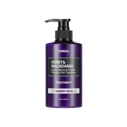 KUNDAL КОНДИЦИОНЕР ДЛЯ ВОЛОС HONEY/MACADAMIA PROTEIN PREMIUM TREATMENT 500ML (KUNDAL) AMBER VANILLA
