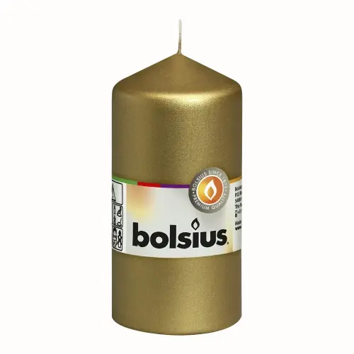 Bolsius Парафиновые свечи, Pillar c. 120/58 ce1 GOL