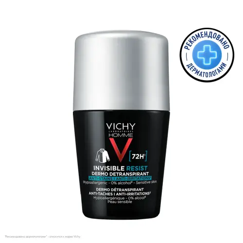 VICHY ОМ ШАРИКОВЫЙ ДЕЗОДОРАНТ INVISIBLE 72Ч 50МЛ
