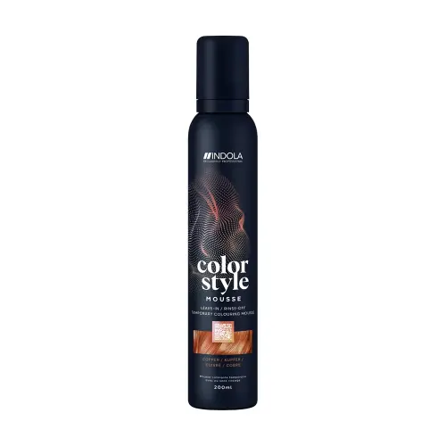 INDOLA Color Style Mousse Copper Оттеночный мусс для укладки волос Медный 200мл