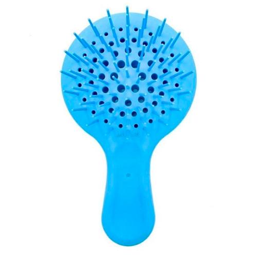 Janeke SUPERBRUSH MINI SILICON РАСЧЕСКА БИРЮЗОВАЯ FLUO 15,5x9x3,5СМ