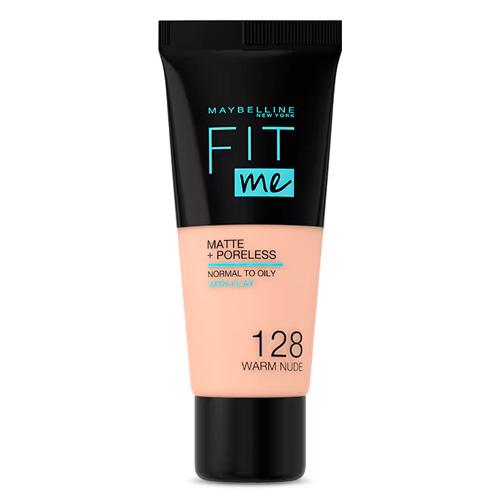 Maybelline Тональный крем для лица Fit Me оттенок 128 натурально-бежевый, 30 мл