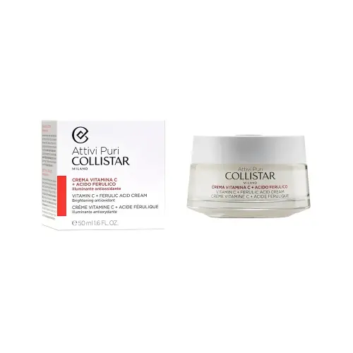 COLLISTAR ATTIVI PURI VITAMIN C + FERULIC ACID CREAM Крем с витамином C и феруловой кислотой 50 ml