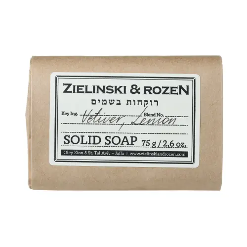 Zielinski & Rozen  Solid soap Vetiver, Lemon, Bergamot  Твердое мыло Ветивер, Лимон, Бергамот 75гр