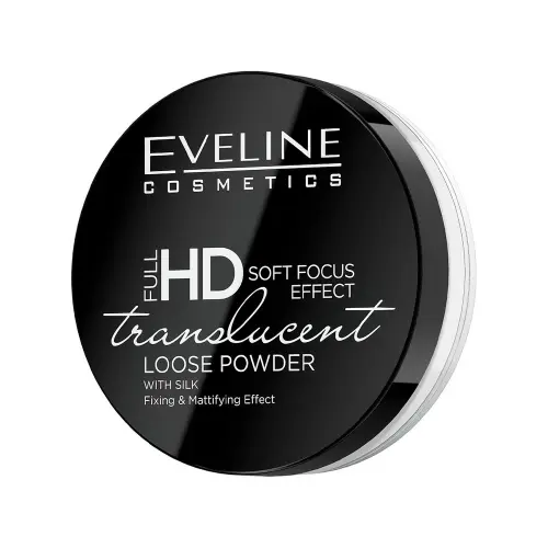 Eveline ТРАНСПАРЕНТНАЯ ФИКСИРУЮЩАЯ ПУДРА - TRANSLUCENT FULL HD MINERAL LOOSE POWDER, 6гр