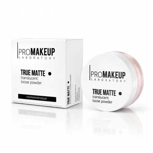 PRO Пудра-финиш прозрачная TRUE MATTE тон 1001, 10 гр