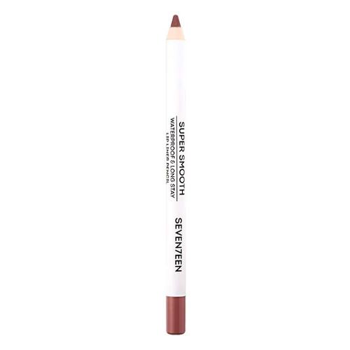 Seventeen Карандаш д/губ т.02 водостойкий с витамином Е Super Smooth W/P Lip Liner Розовый