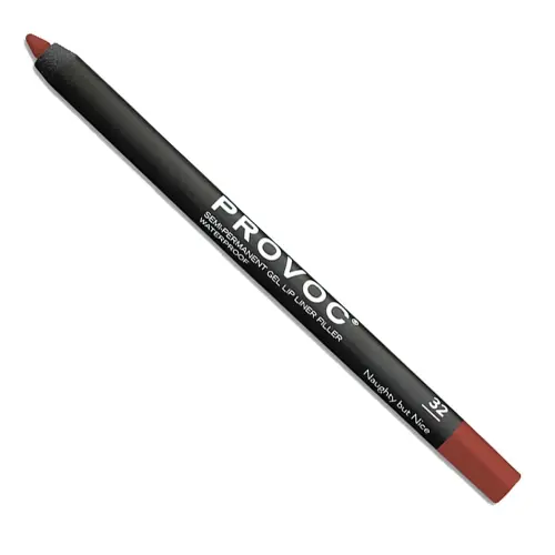 PROVOC Semi-Permanent Gel Lip Liner Filler WP 32 Naughty But Nice Гелевая подводка в карандаше для губ LPL32
