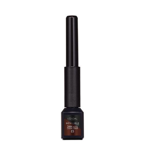 L'Oreal Paris матовая подводка для глаз Matte Signature, оттенок 03, коричневый, Каштановый