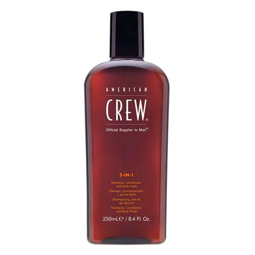 American Crew 3-in-1 Шампунь, кондиционер и гель для душа 250 мл