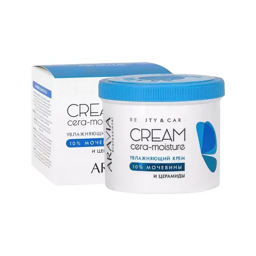 ARAVIA Professional Увлажняющий крем с церамидами и мочевиной (10%) Cera-Moisture Cream, 550 мл