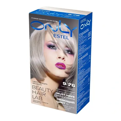 ESTEL ONLY Стойкая краска-гель для волос  Блондин коричнево-фиолетовый