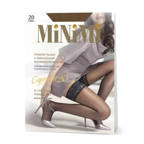 Чулки жен. Minimi autoreg. CAPRICCIO 20 Mini CAPRICCIO 20  Чулки Daino 4(M/L)