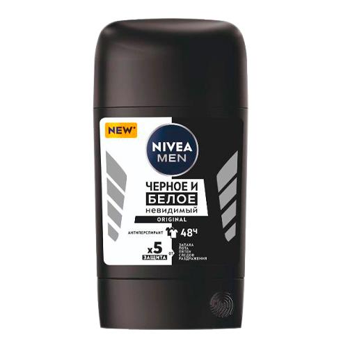 Nivea men Антиперспирант стик Черное и белое. Невидимый Orginal 50 ml