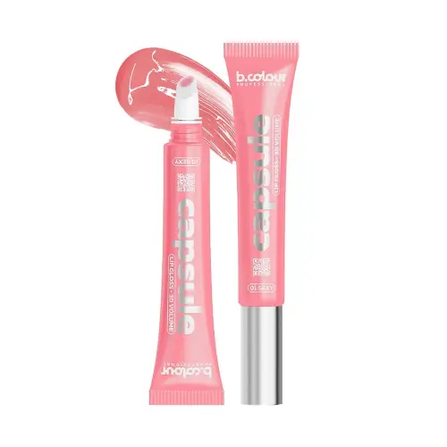 7DAYS B.COLOUR PRO CAPSULE Блеск для губ зеркальный с 3D эффектом / 01 Sexy, 12 мл