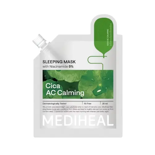 MEDIHEAL CICA AC CALMING SLEEPING MASK Успокаивающая ночная маска с Цика 20 мл