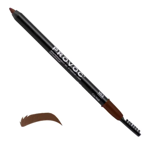 PROVOC Semi-Permanent Gel Eyebrows Liner WP 103 Cat Walk Гелевая подводка в карандаше для бровей EYB103